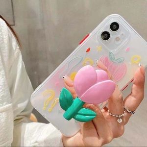 Cute Flowers Pop Sockets